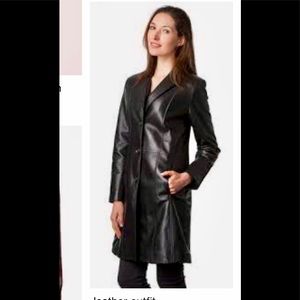 North Beach Elegant Classic softest beautiful French leather jacket
